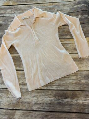 Abercrombie & Fitch Size XS Merino Wool Polo 1/4 zip